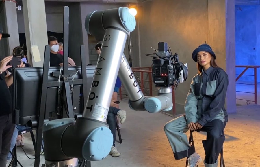 GlamBot shooting a Converse All Stars TVC